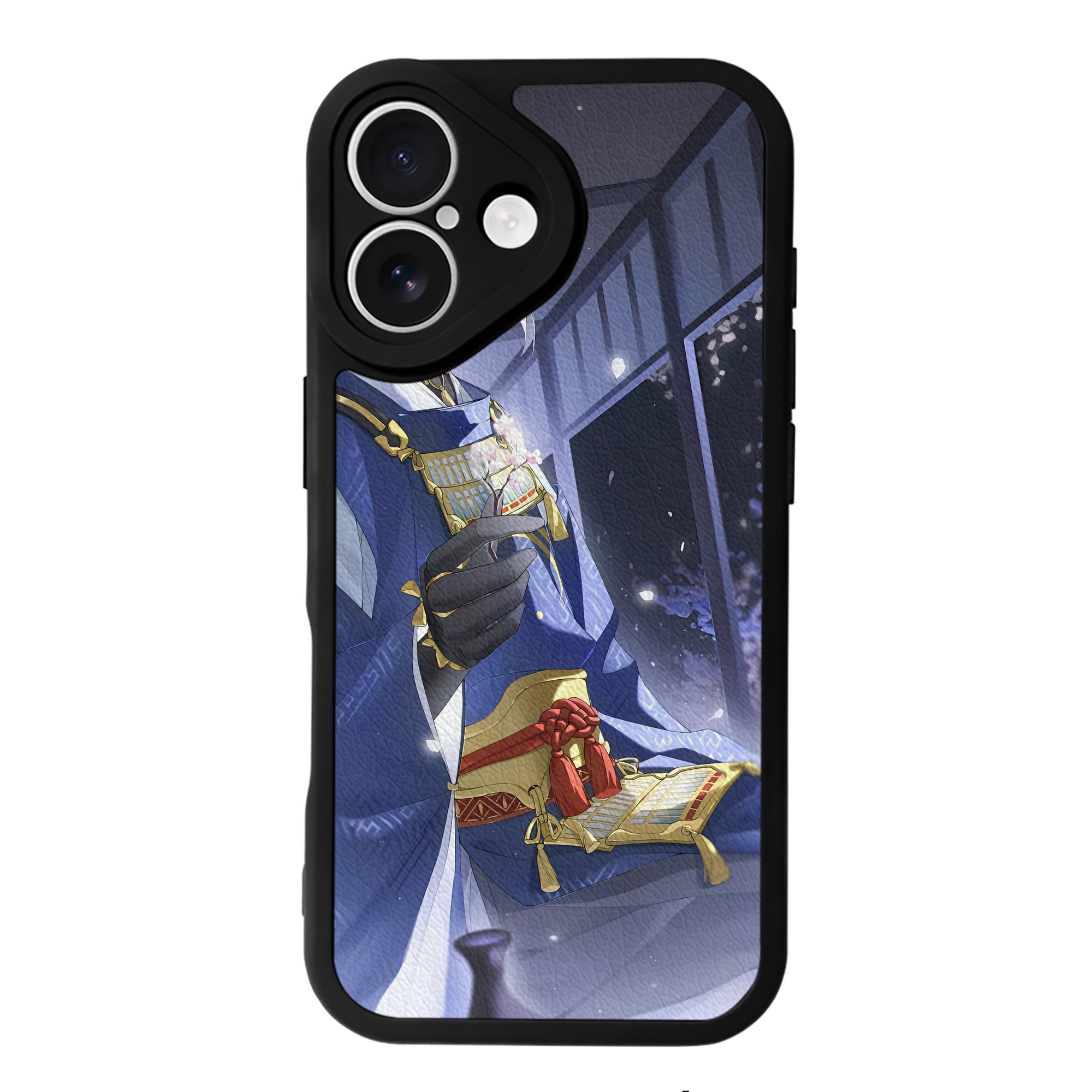 （画像用） 刀剣乱舞 Touken Ranbu 【iPhone 16シリーズ対応】シリコンスマホケース（レザー調） 材質：シリコン